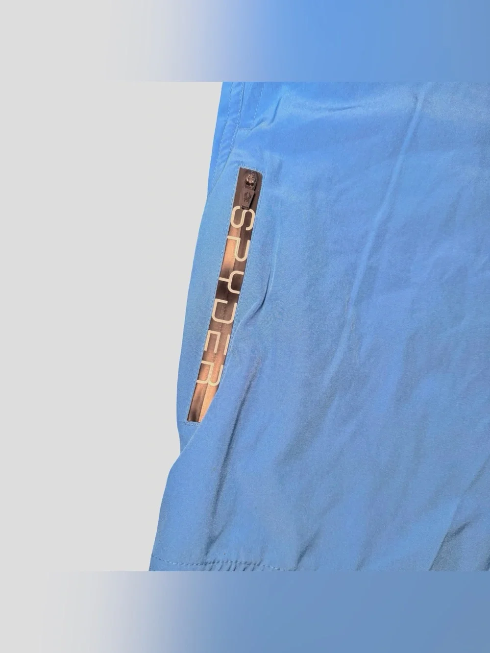 Spyder Mens Blue Swim Trunks Medium
